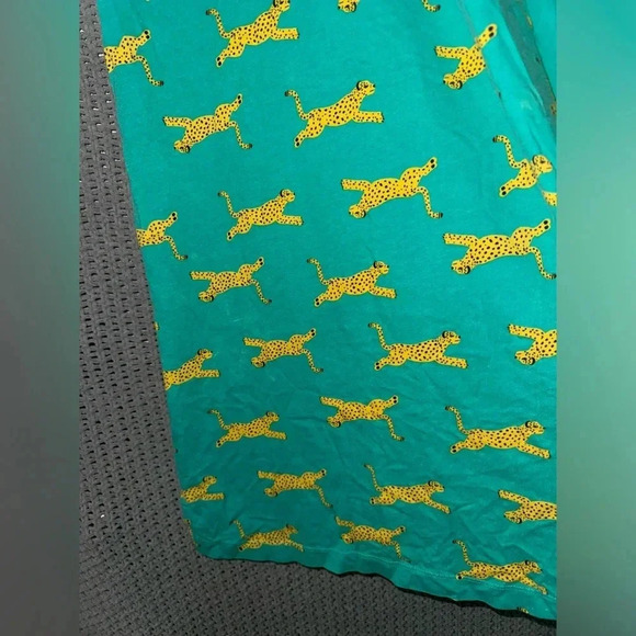 Hanna Andersson Adventures of Summer Animal Print T Shirt Dress 14-16 Kids - Picture 13 of 15